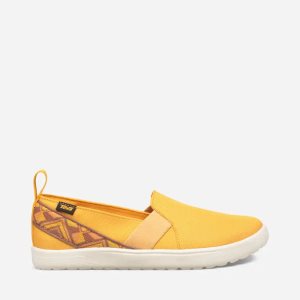 Teva Voya Slip On Παπουτσια Γυναικεια - κίτρινα